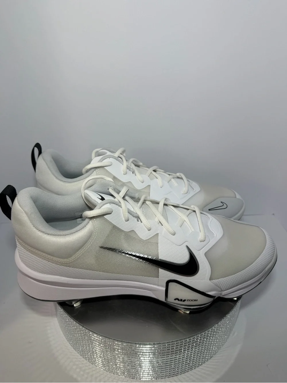 Nike White and Light Gray Athletic Trainers size 13 new w/out tags